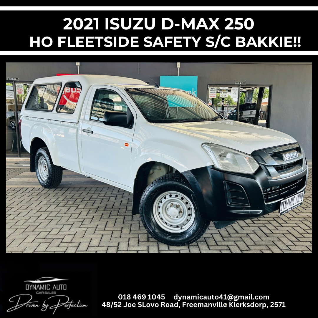 2021 Isuzu D-Max 250 Fleetside Safety